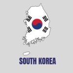 south korea map